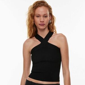 Babaton / Aritzia | Sculpt Knit Criss Cross Tank in Black